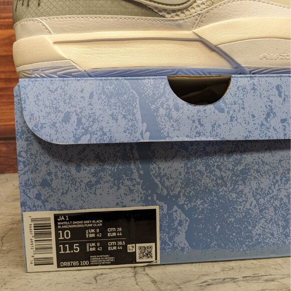 Nike Ja 1 Morant Wet Cement Mens 10 White Smoke Grey Basketball Shoes DR8785-100 main image 4